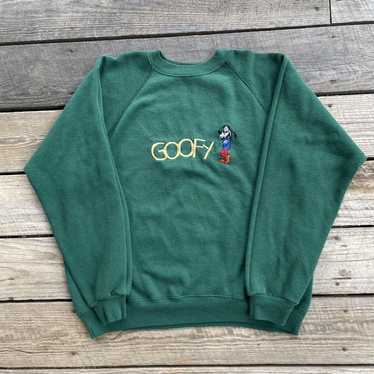 Vintage Disney deals Goofy Crewneck Sweatshirt in Green