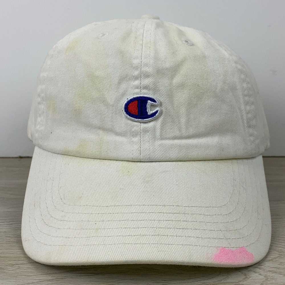 Champion Champion Brand Athletic Hat White Adjust… - image 1