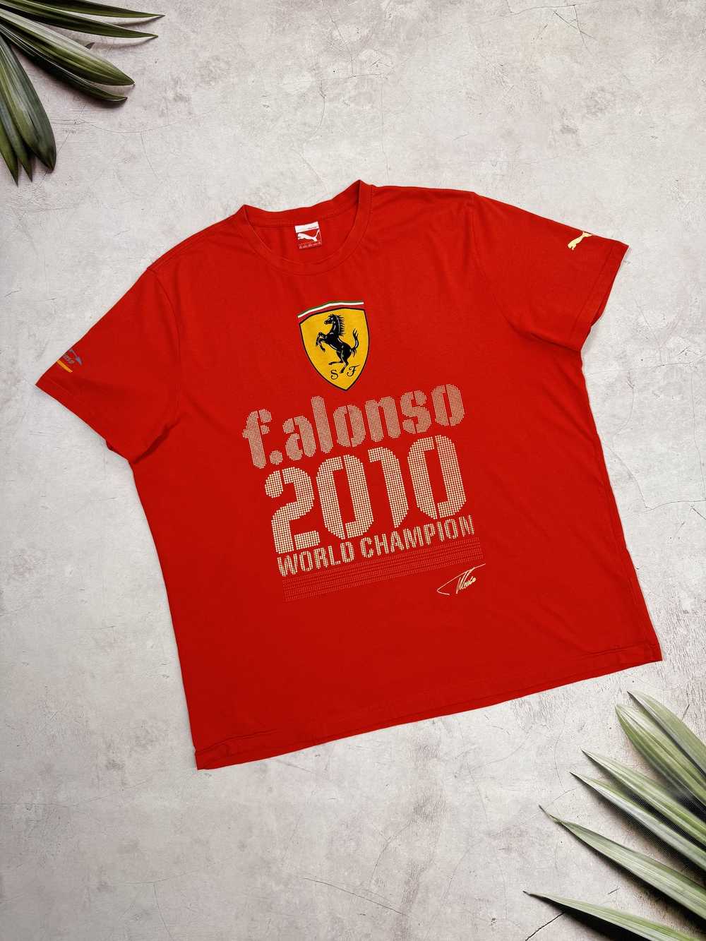 Ferrari × Puma × Racing Puma & Ferrari T-Shirt Fe… - image 1