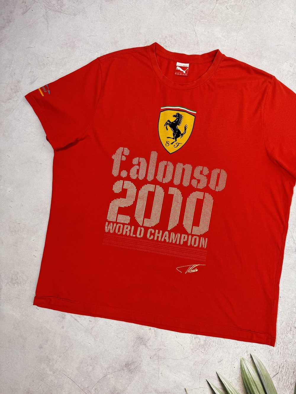 Ferrari × Puma × Racing Puma & Ferrari T-Shirt Fe… - image 2