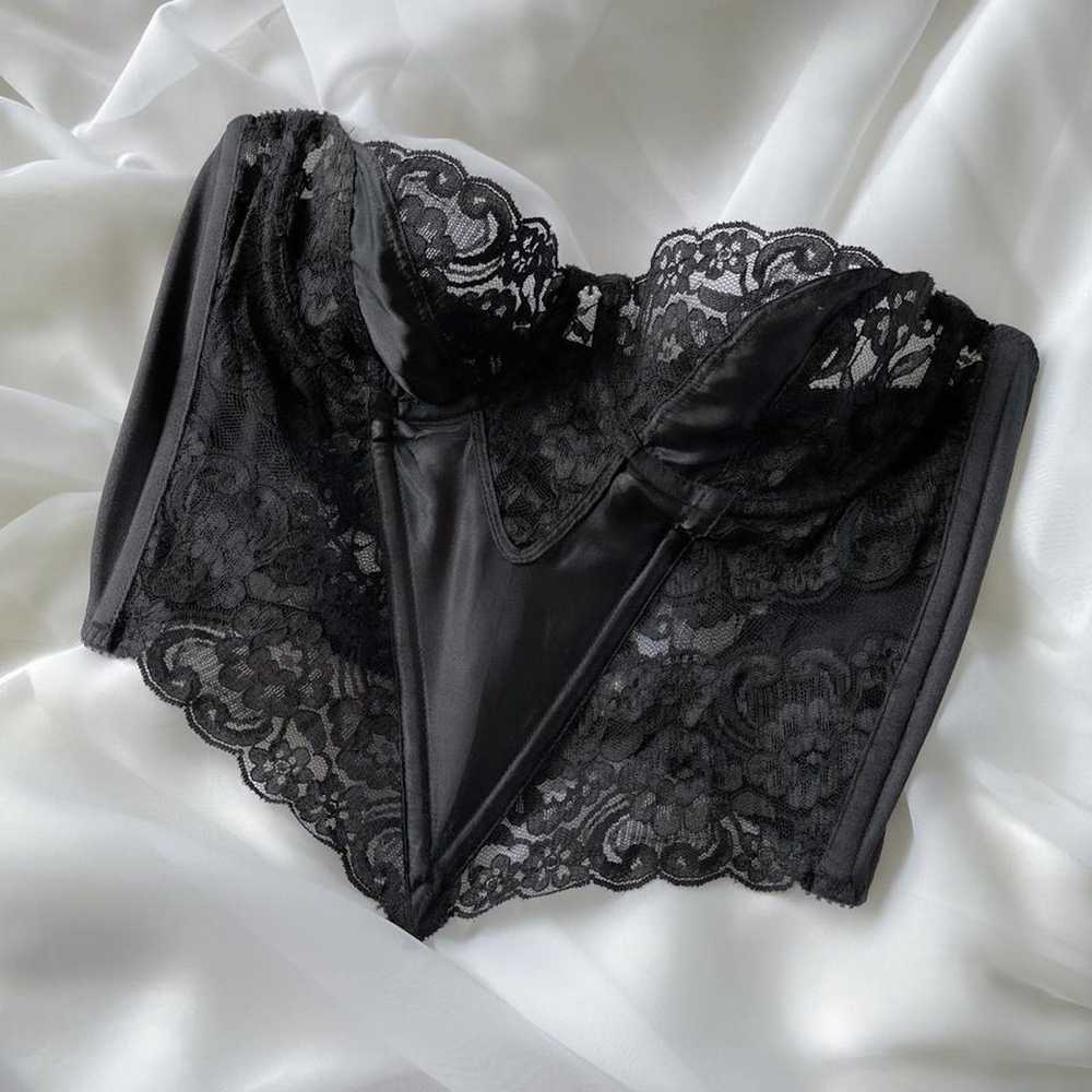 Dior × Vintage Vintage Christian Dior Black Lace … - image 1