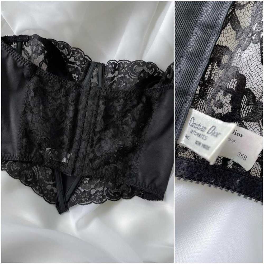 Dior × Vintage Vintage Christian Dior Black Lace … - image 2