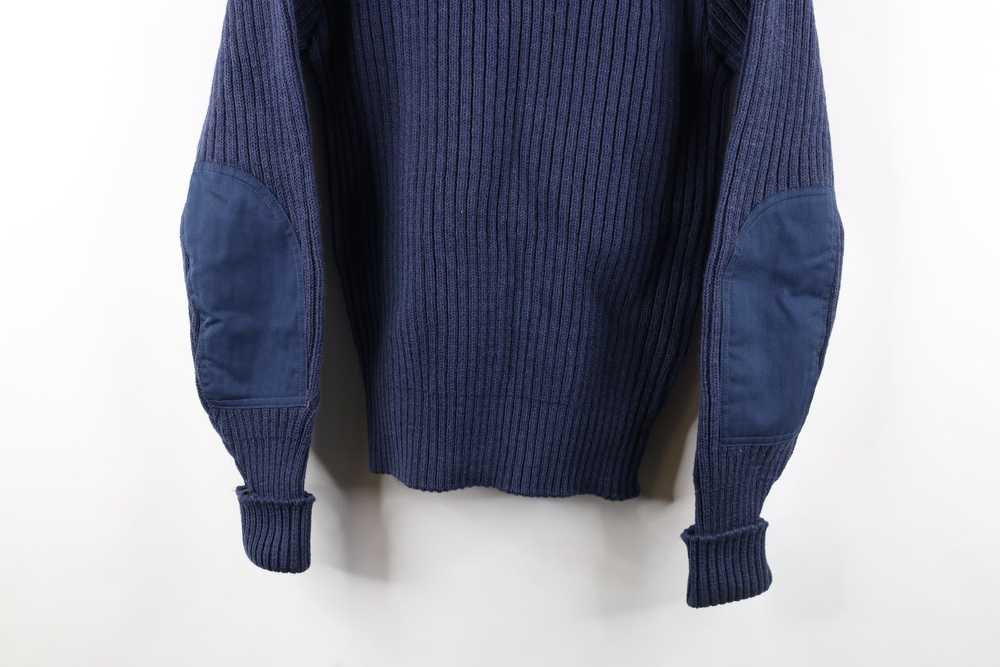 Vintage Vintage 70s Ribbed Wool Knit Commando Mil… - image 3