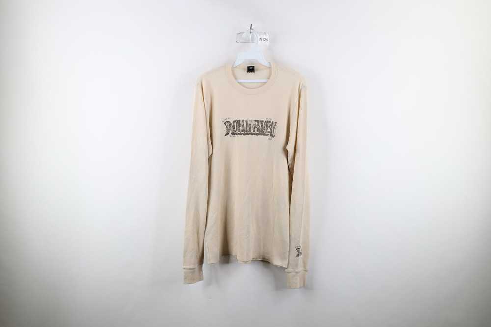 Hurley × Vintage Vintage Hurley Thermal Waffle Kn… - image 1