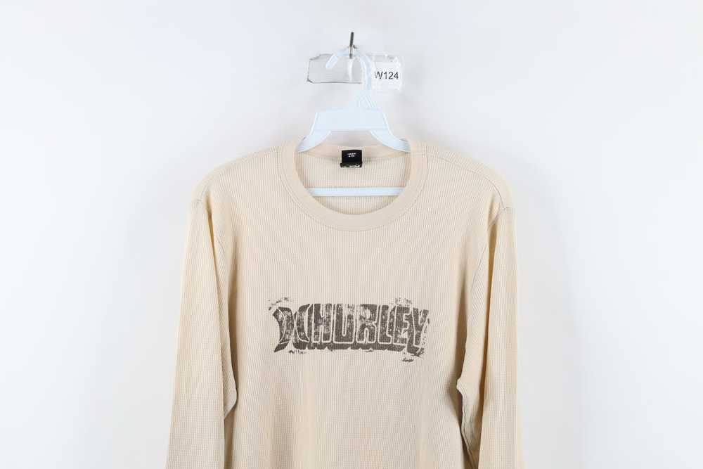 Hurley × Vintage Vintage Hurley Thermal Waffle Kn… - image 2