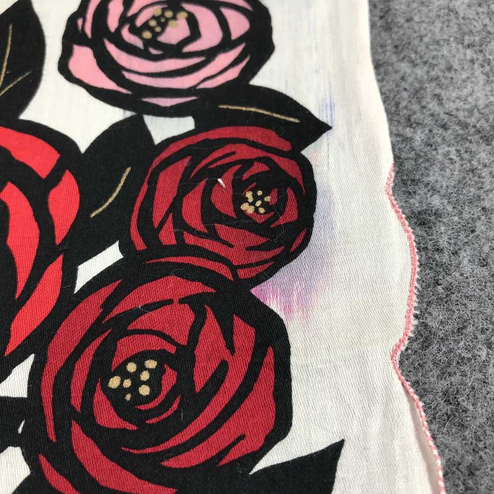 Vintage Anna Sui Floral Handkerchief Neckerchief … - image 6
