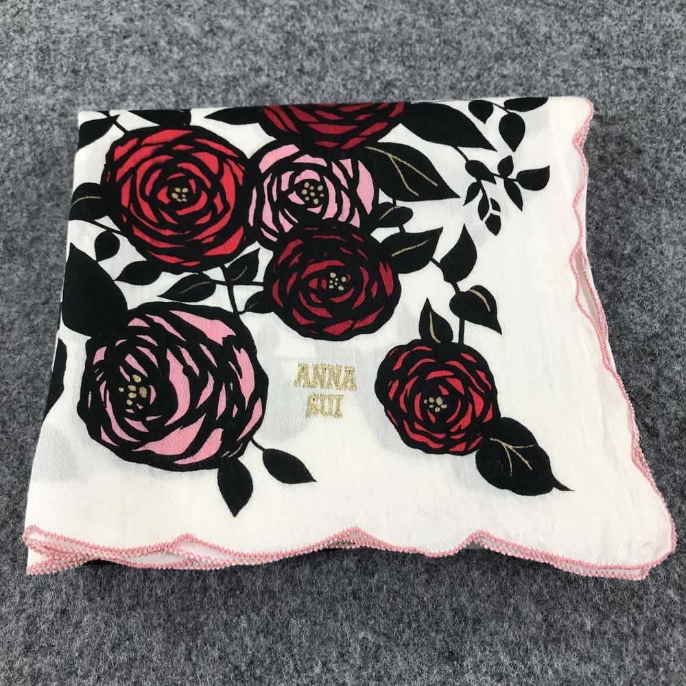 Vintage Anna Sui Floral Handkerchief Neckerchief … - image 7