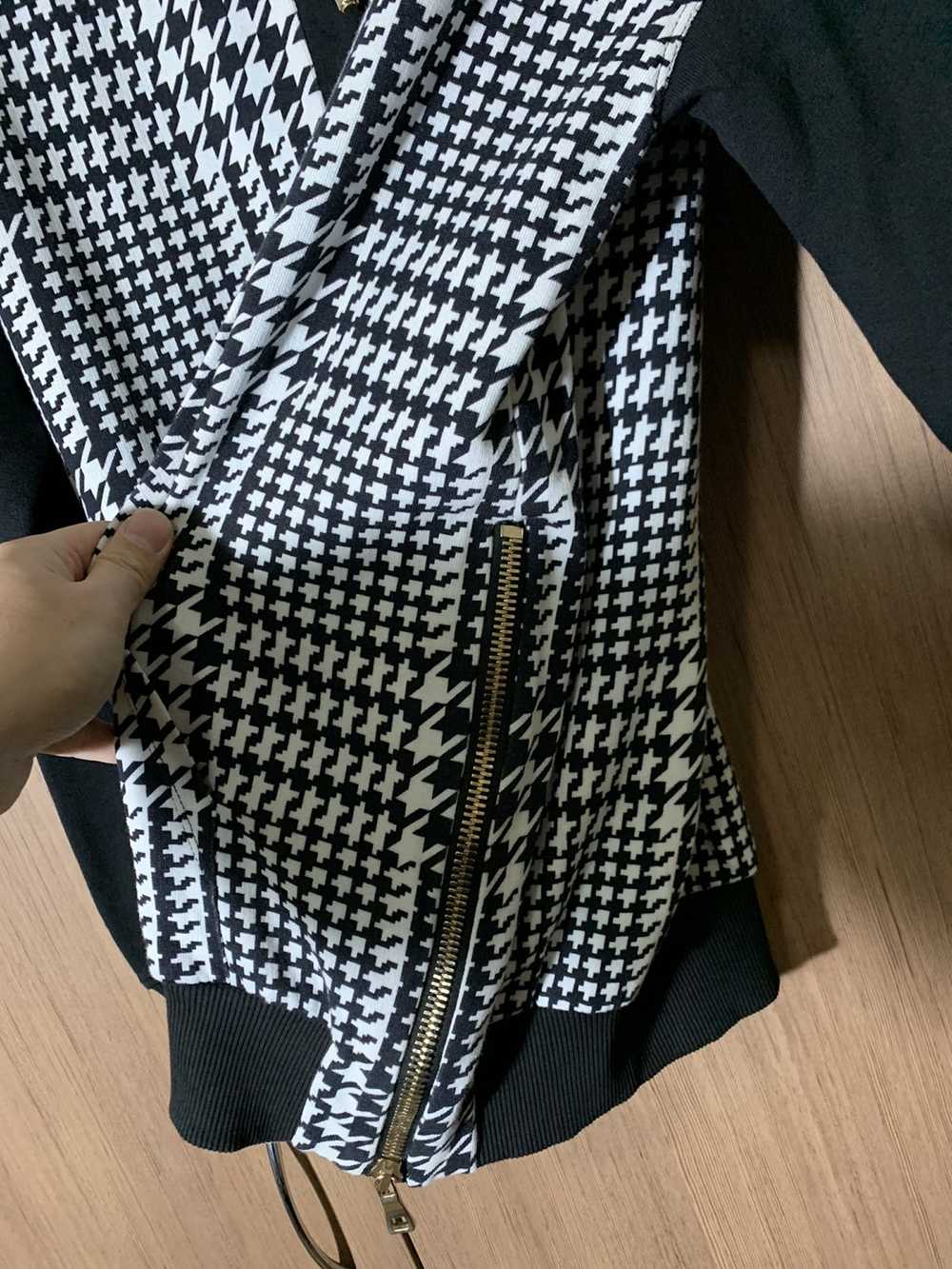 Balmain Balmain Houndstooth woven hooded jacket i… - image 7