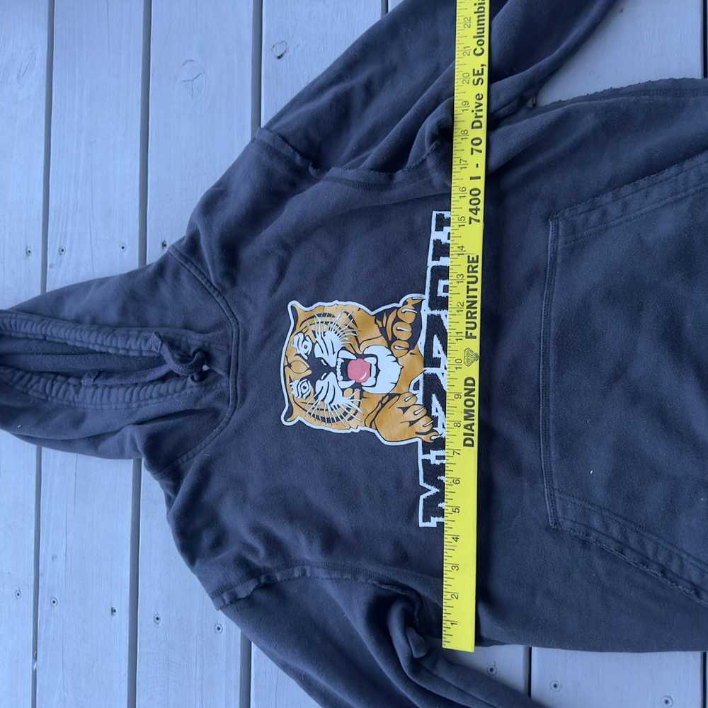 Nike × Vintage Mizzou Nike college sweatshirt hoo… - image 4