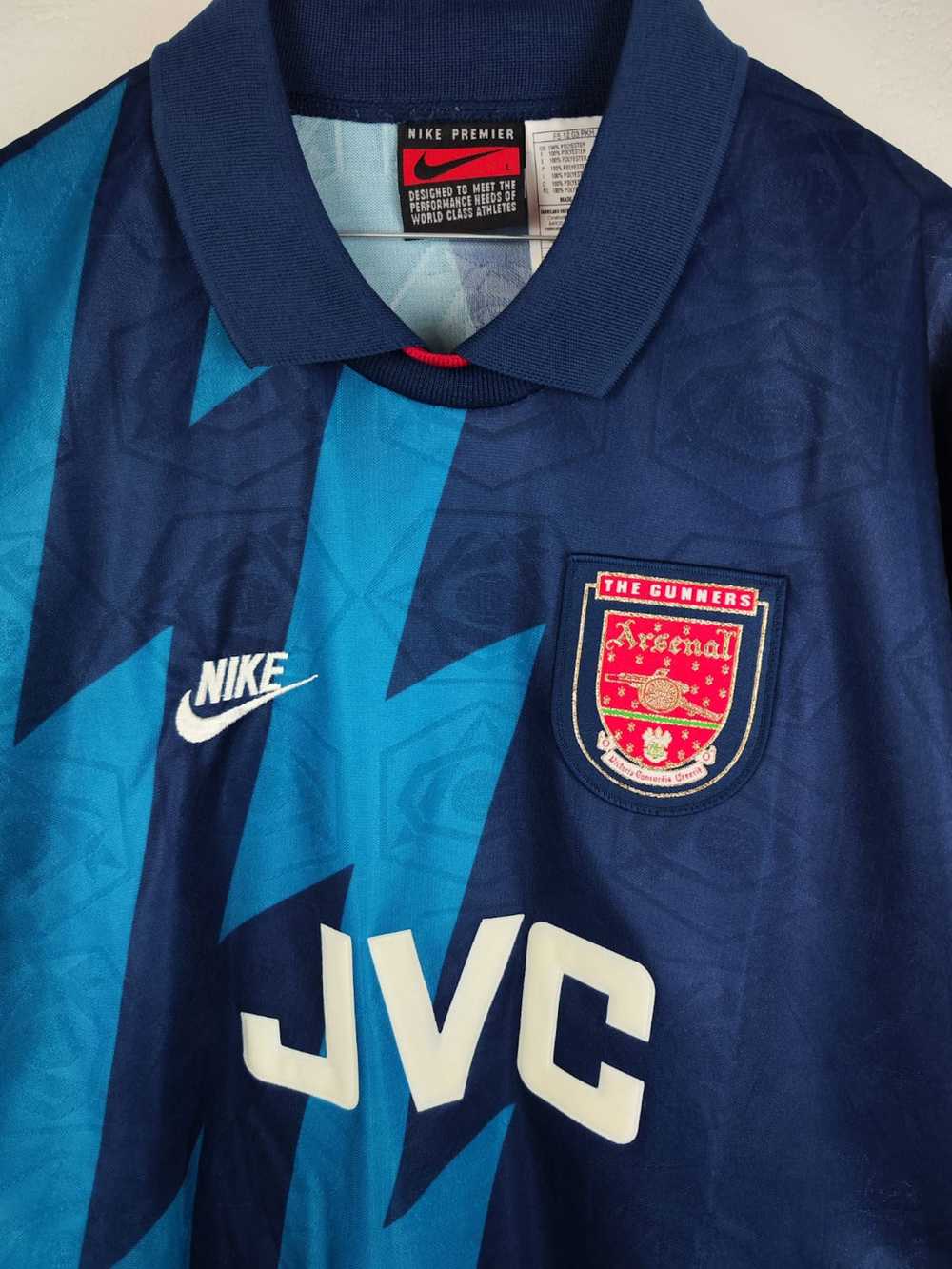 Nike × Soccer Jersey × Vintage Arsenal FC 1994/95… - image 3