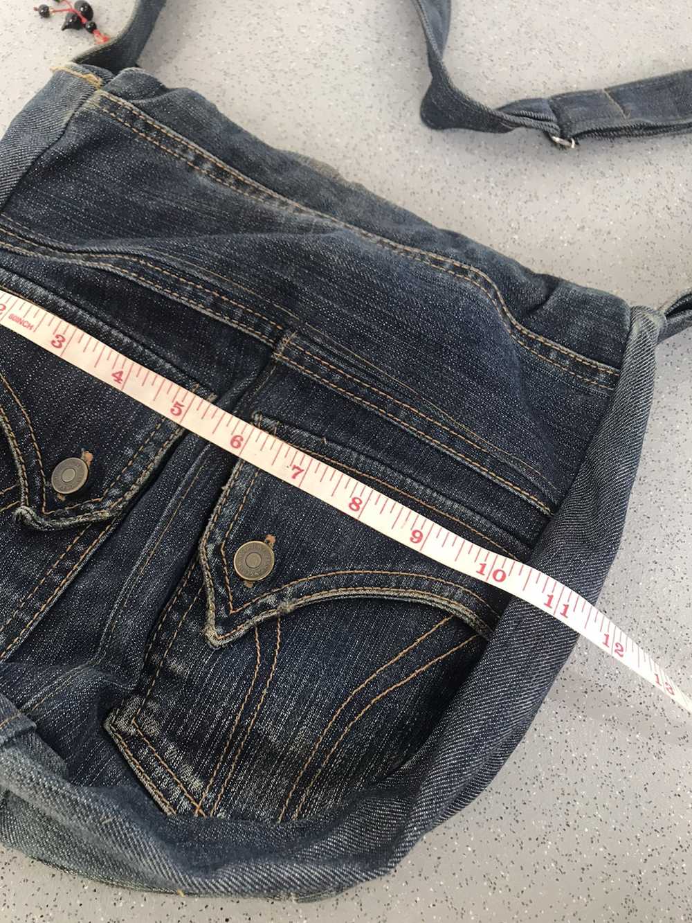 Designer × Japanese Brand Custom jeans sling beg - image 3