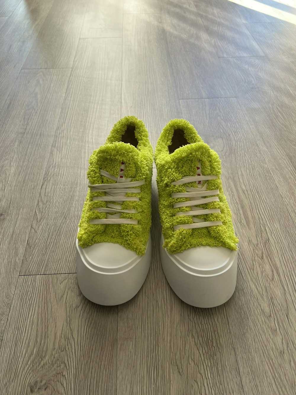 Marni Marni Green Terry Pablo Sneakers - image 1