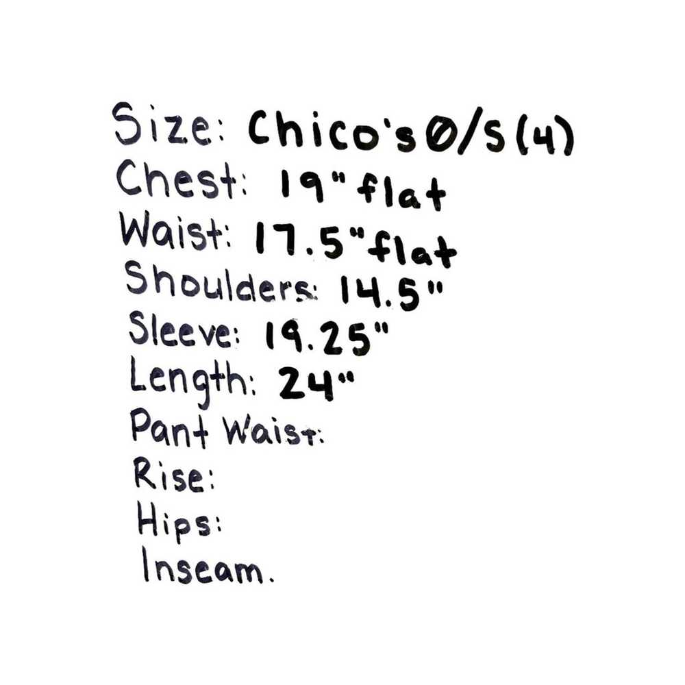 Chicos Zenergy Size 0 Small 4/6 Lightweight Jacke… - image 11