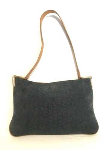 バッグ OLD CELINE SUEDE MACADAM SHOULDER BAG Celine C Macadam Women's Suede,Leather Shoulder Bag Bronze