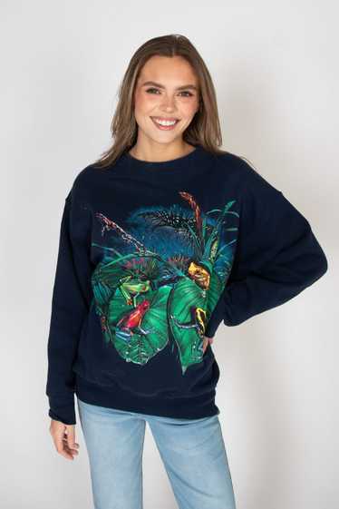 Vintage Tropical Frogs Sweatshirt (1990s)