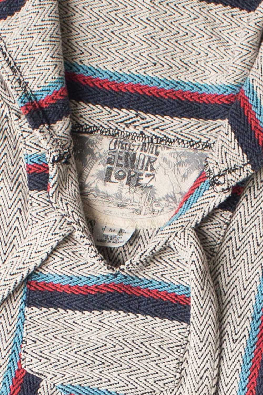 Recycled Original Senor Lopez Striped Baja Hoodie - image 2