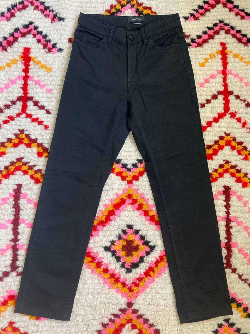 Isabel Marant Black Mid Rise Skinny Jeans (36) |… - image 1