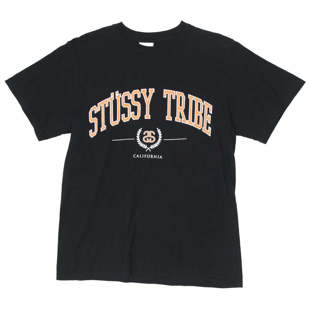 Ladies Stussy Tribe California Black T-Shirt - image 1
