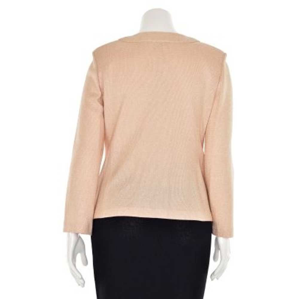 St. John Couture Glitter Knit Jacket in Pale Pink - image 4