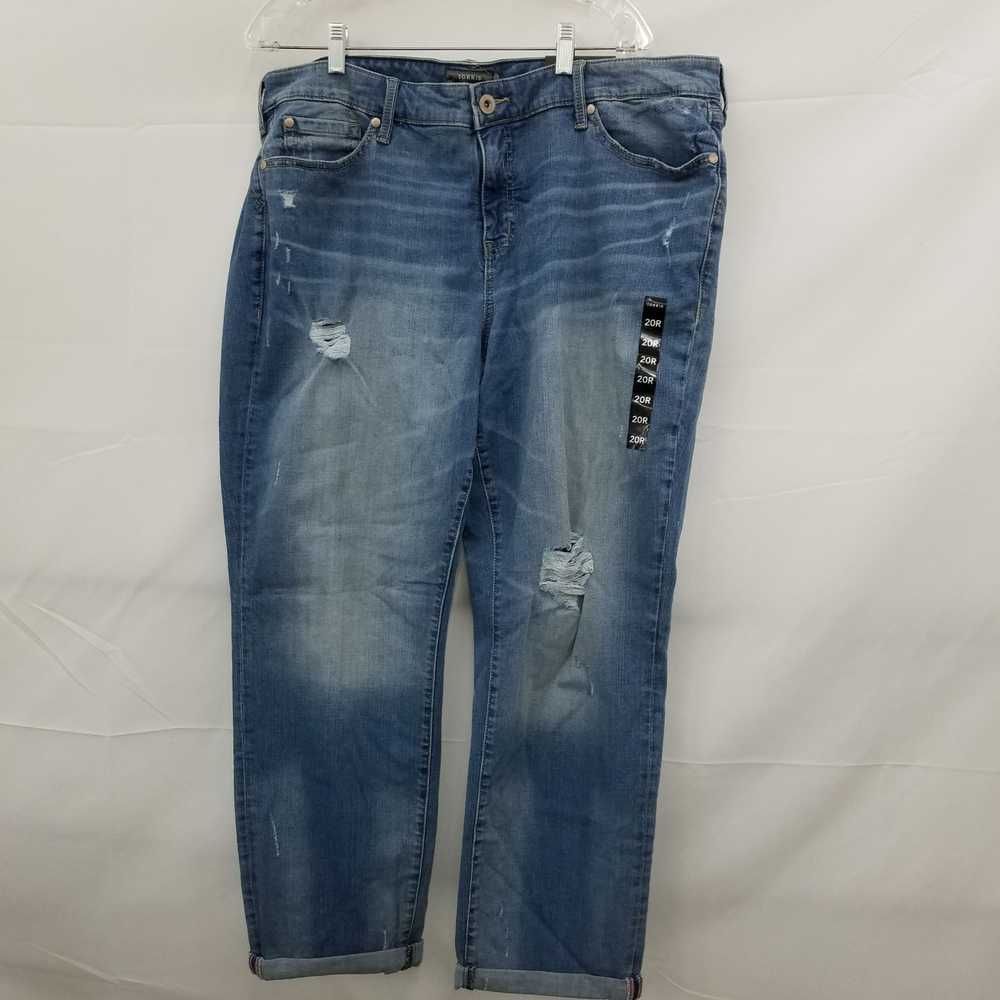 Torrid Vintage Stretch Boyfriend Straight Jeans N… - image 1