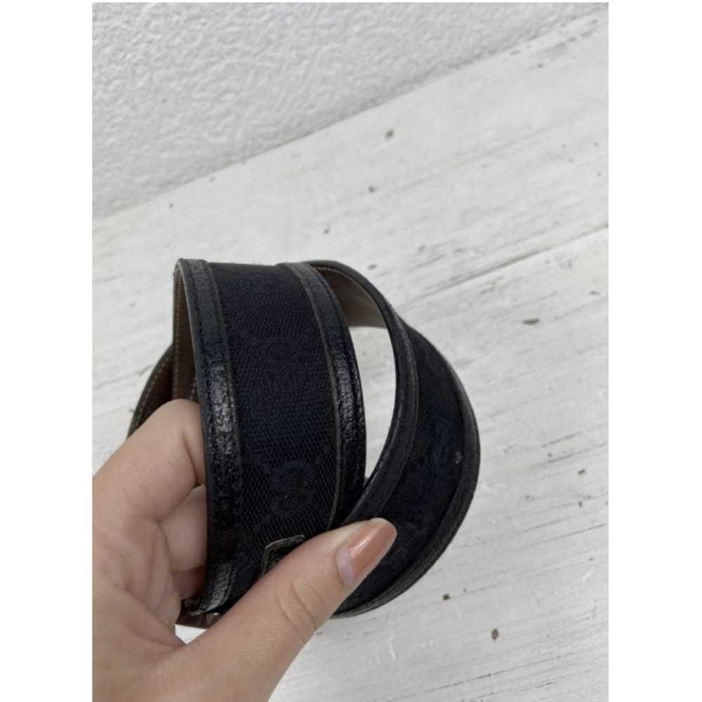 Gucci Interlocking Buckle cloth belt - image 3