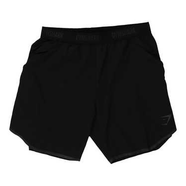 Gymshark Shorts Women XS Black Solid Drawstring Pockets Stretch