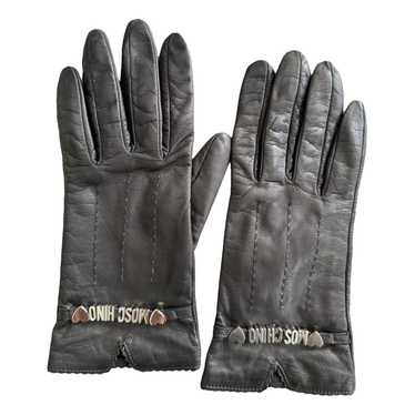 Moschino Gloves With Logo Men'S Black for Men