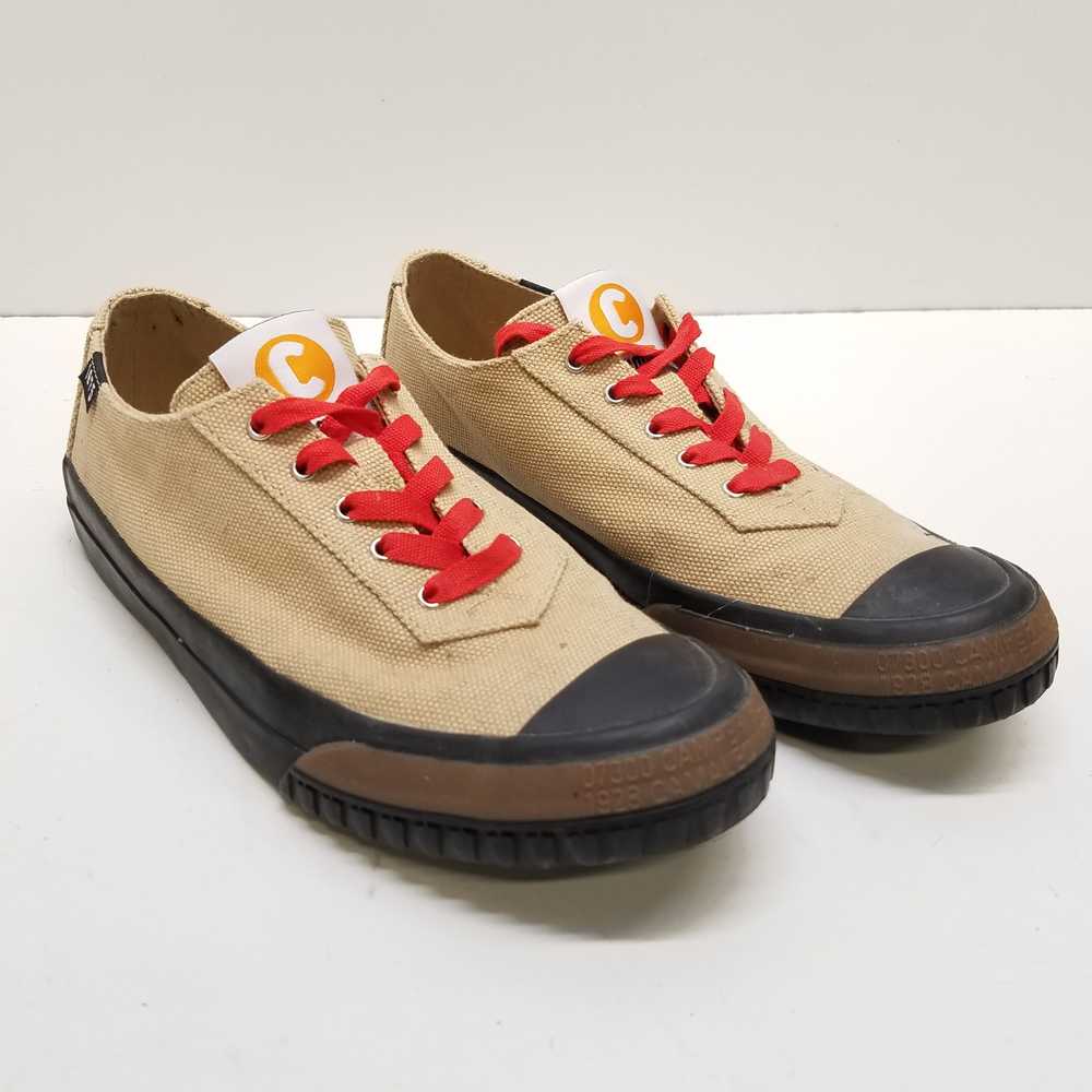 Camper Canvas Camaleon Lace Up Sneakers Beige 9 - image 3
