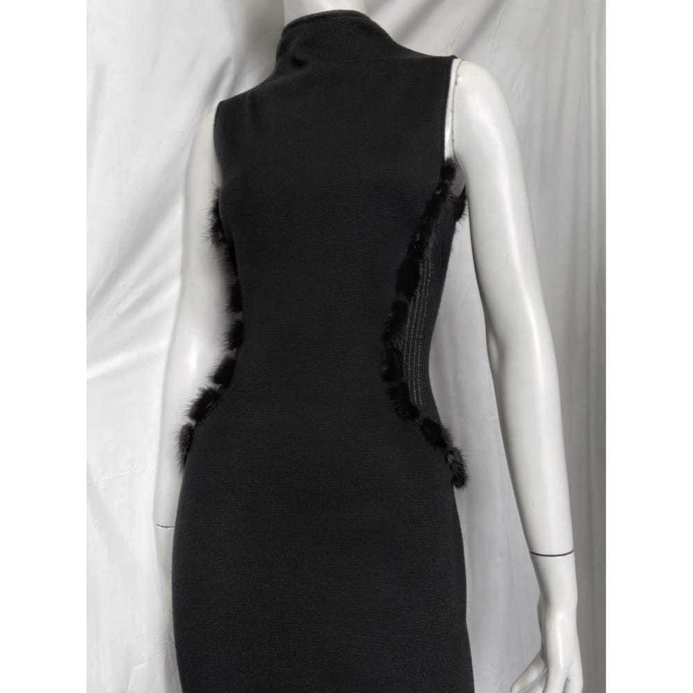 Gianni Versace Wool mid-length dress - image 5
