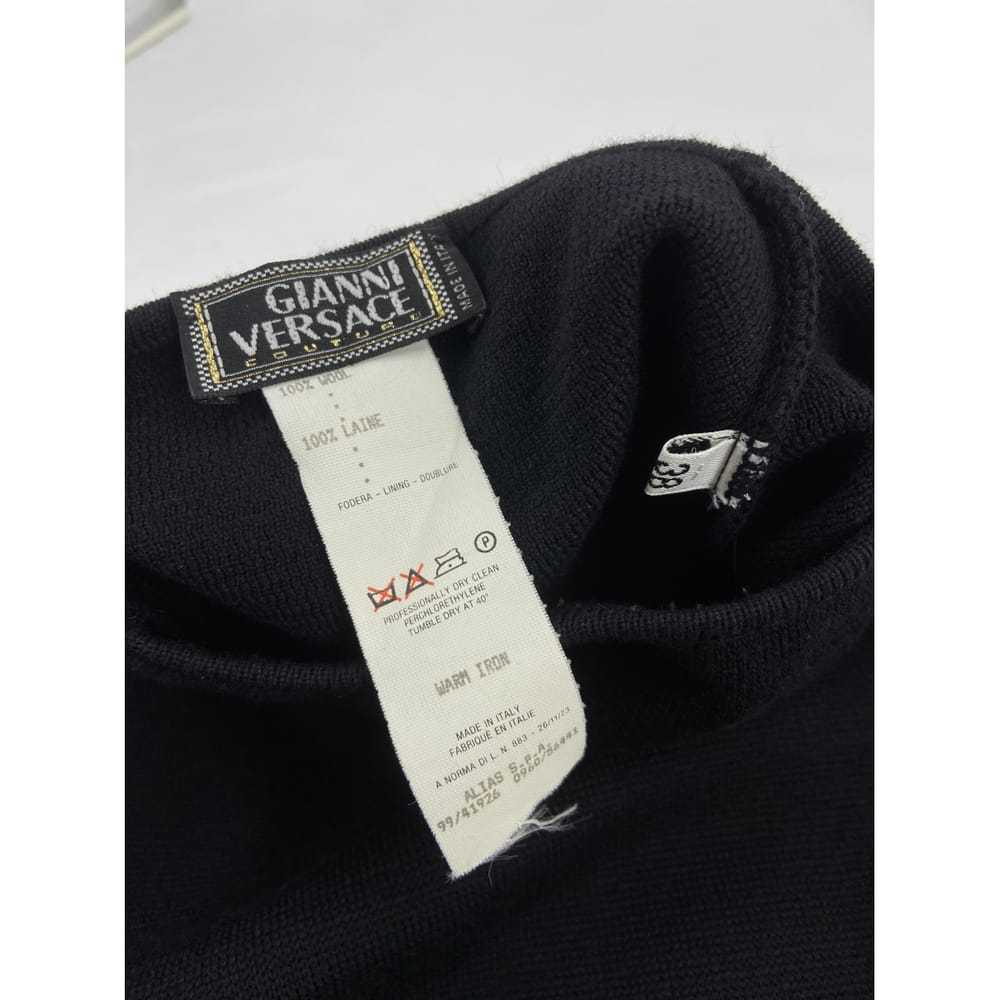 Gianni Versace Wool mid-length dress - image 8