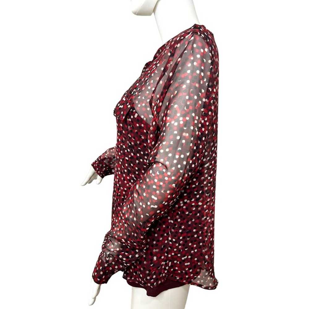 Liz Claiborne Vintage Sheer Blouse & Camisole Set… - image 9