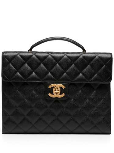 CHANEL Pre-Owned 1997 Classic Flap briefcase - Bla