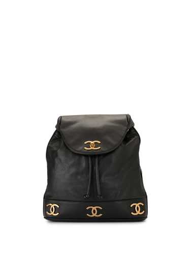 CHANEL Pre-Owned 1992 Triple CC backpack - Black