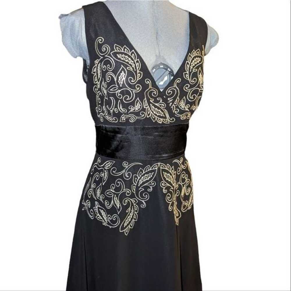 Liz & Co. Vintage black embroidered dress - image 2
