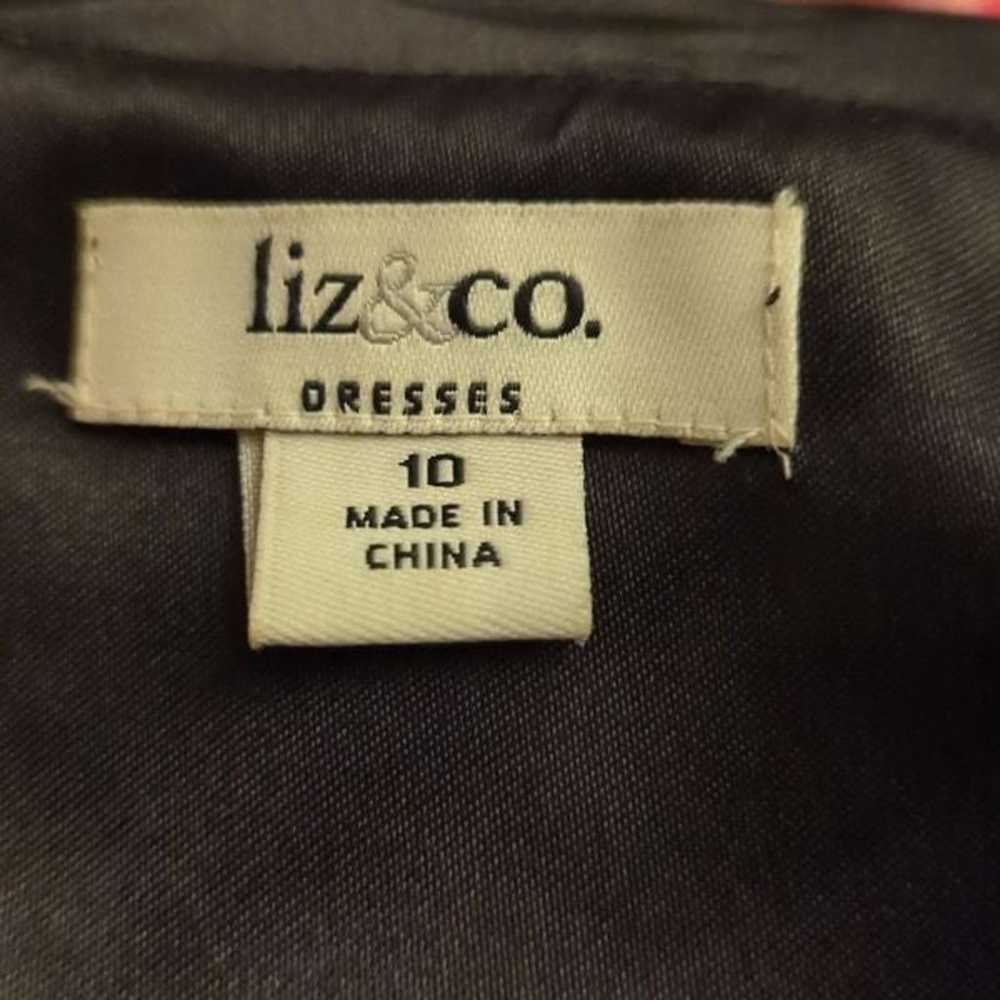Liz & Co. Vintage black embroidered dress - image 4