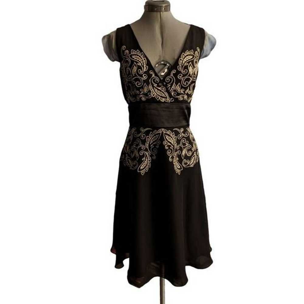 Liz & Co. Vintage black embroidered dress - image 9