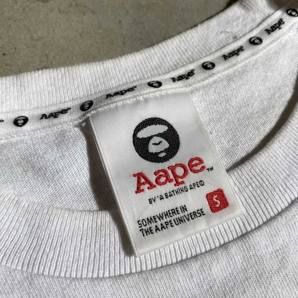 Aape Aape Now by A Bathing Ape Camo Logo Tee - image 3