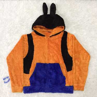 Disney × Japanese Brand Rare cartoon fleece hoodi… - image 1