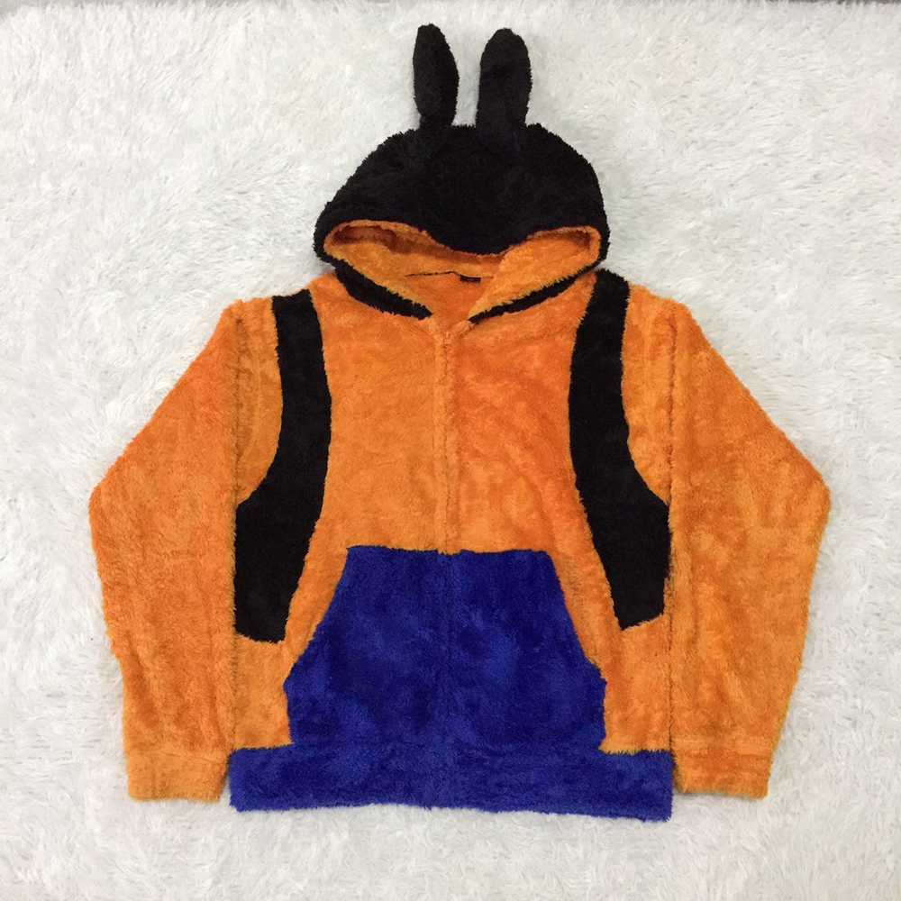 Disney × Japanese Brand Rare cartoon fleece hoodi… - image 9