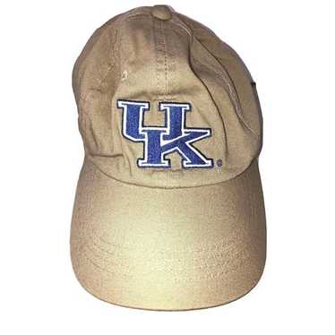 Vintage '90's Kentucky State Wildcats Tan Trucker… - image 1