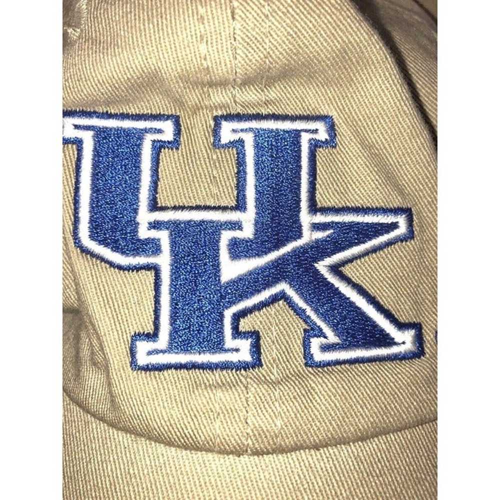 Vintage '90's Kentucky State Wildcats Tan Trucker… - image 2