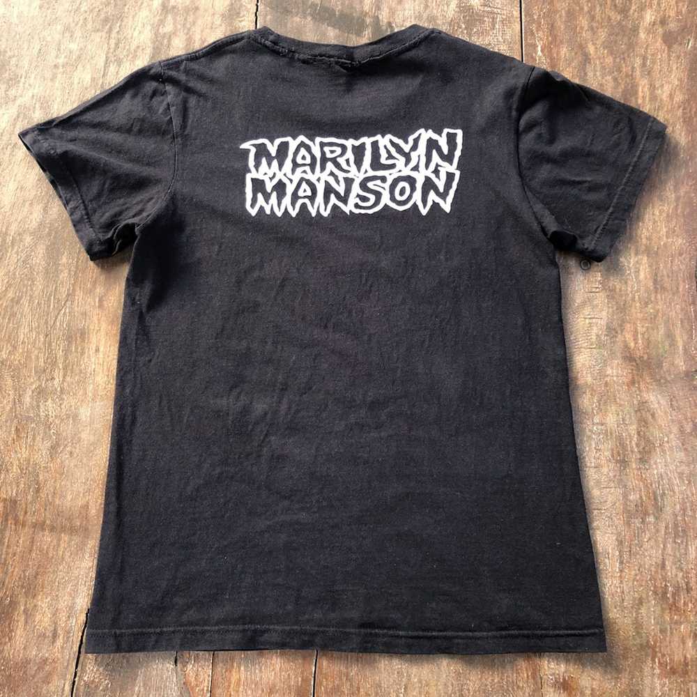 Marilyn Manson × Rare × Rock T Shirt Vintage Mari… - image 2