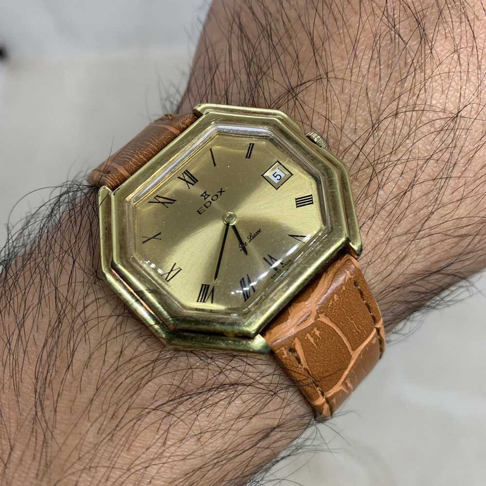 Rare × Vintage × Watches Rare❗️Vtg Edox Hexagon R… - image 10