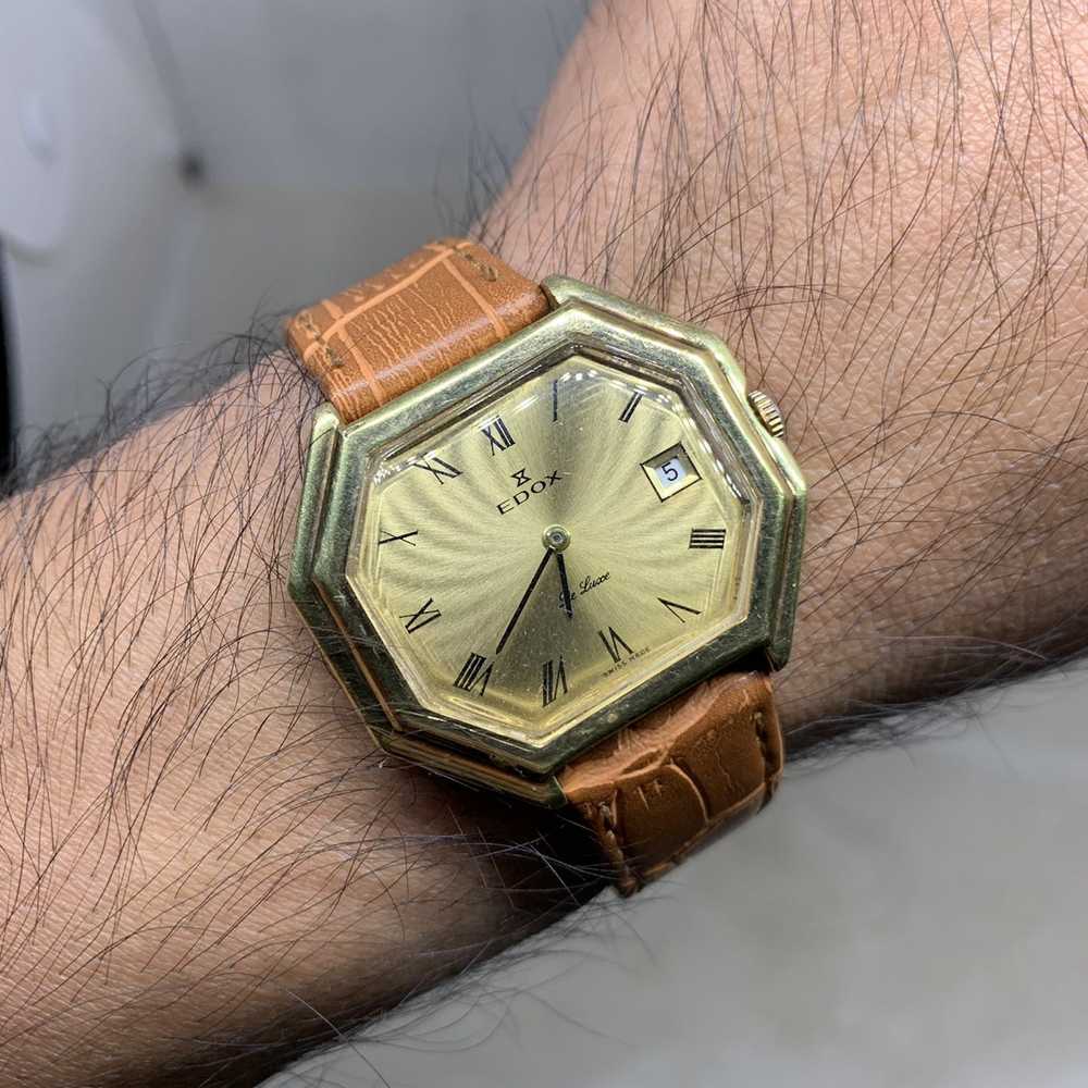 Rare × Vintage × Watches Rare❗️Vtg Edox Hexagon R… - image 11
