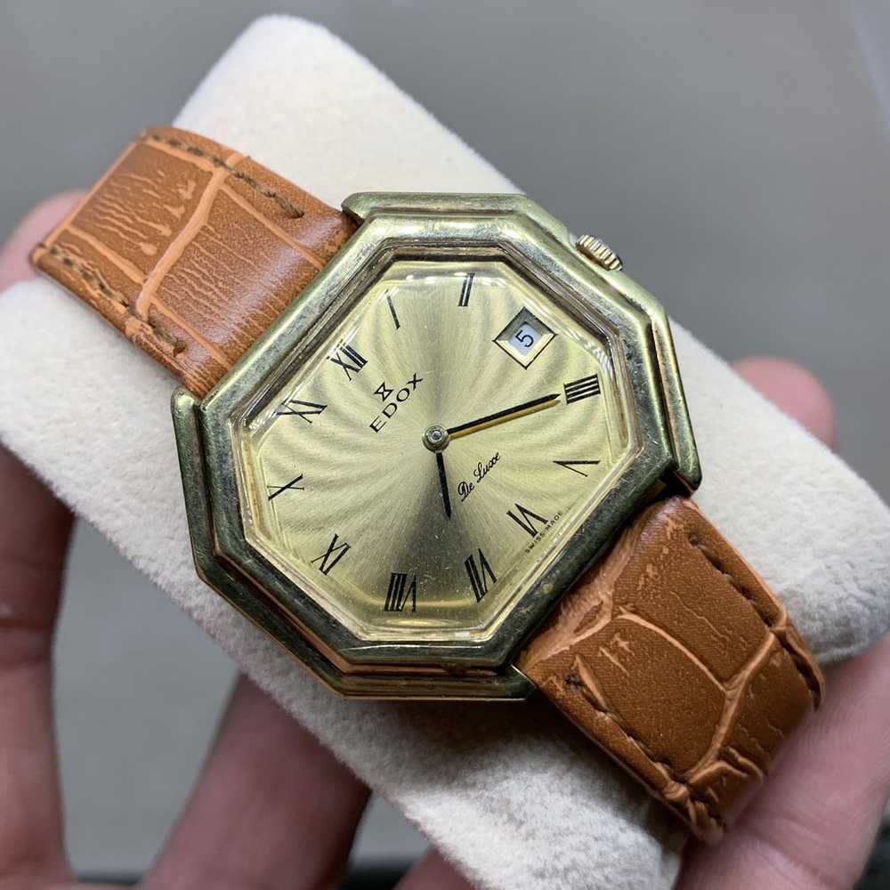Rare × Vintage × Watches Rare❗️Vtg Edox Hexagon R… - image 2