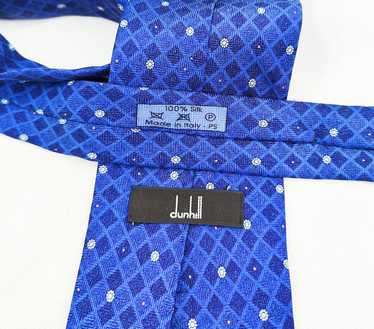 Alfred Dunhill DUNHILL blue square box necktie - image 1