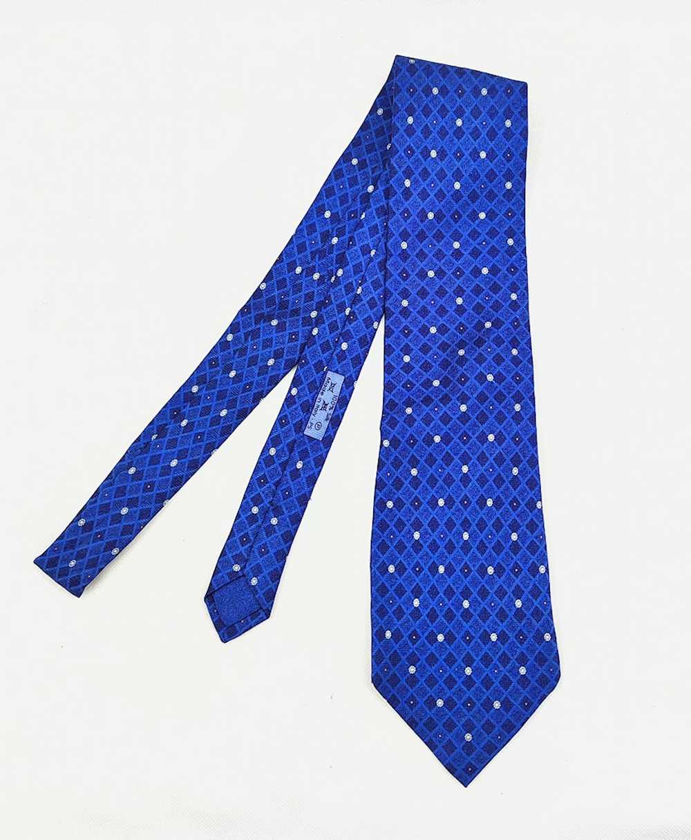 Alfred Dunhill DUNHILL blue square box necktie - image 2