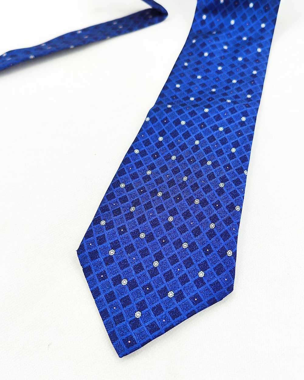 Alfred Dunhill DUNHILL blue square box necktie - image 5