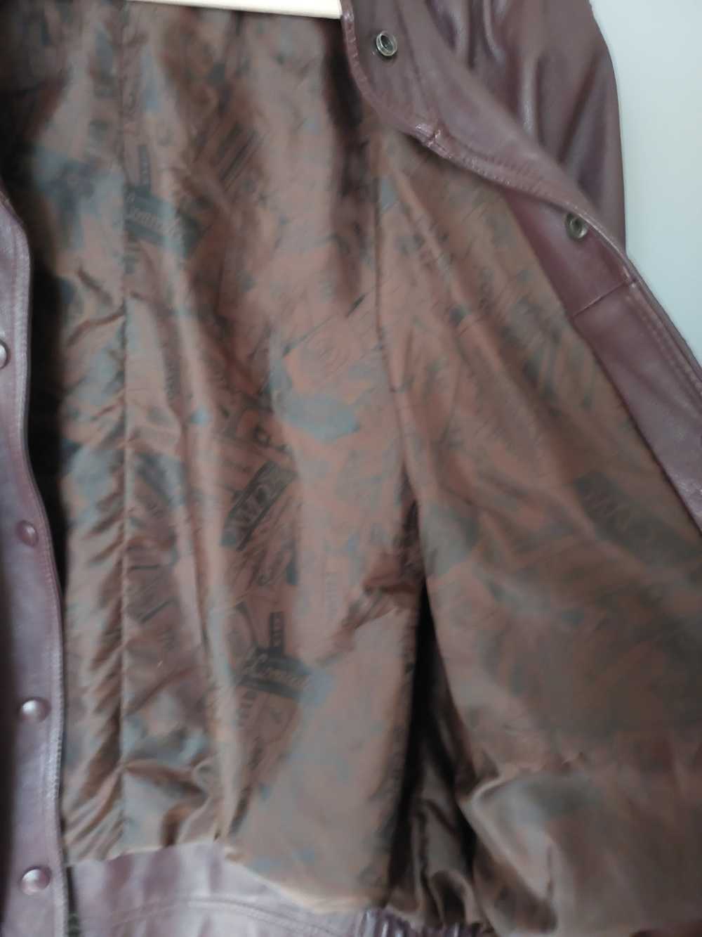 Hype × Leather Jacket × Vintage Lambskin leather … - image 7