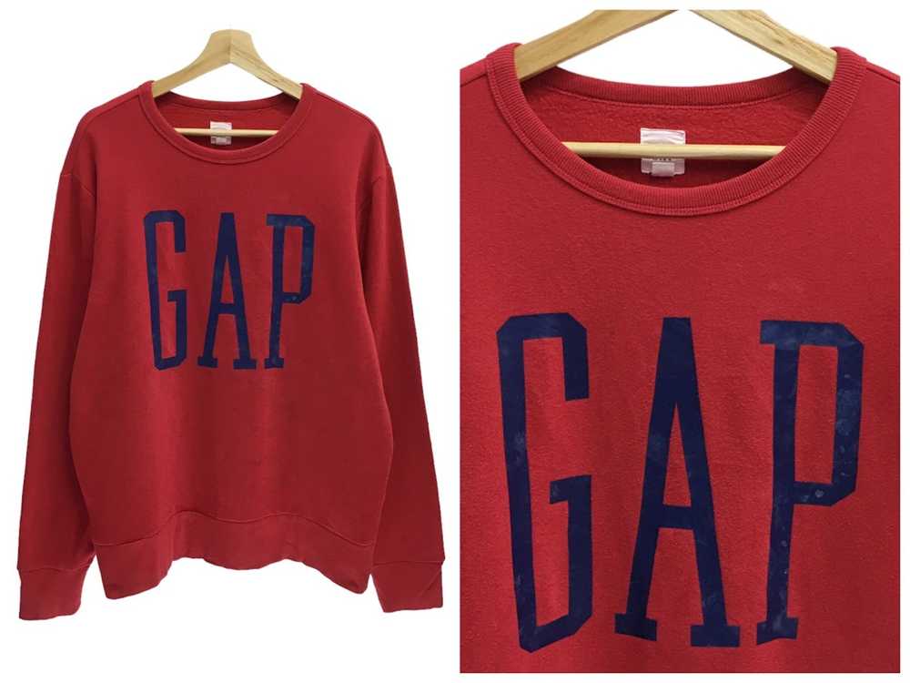 Japanese Brand GAP Sweatshirt Distressed - image 1